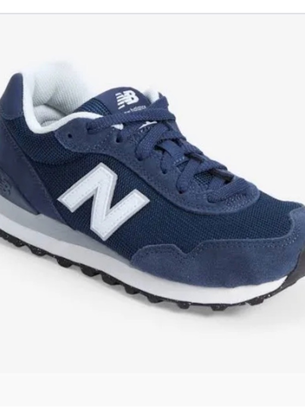 New Balance Women Navy and White Lace-Up Sneakers